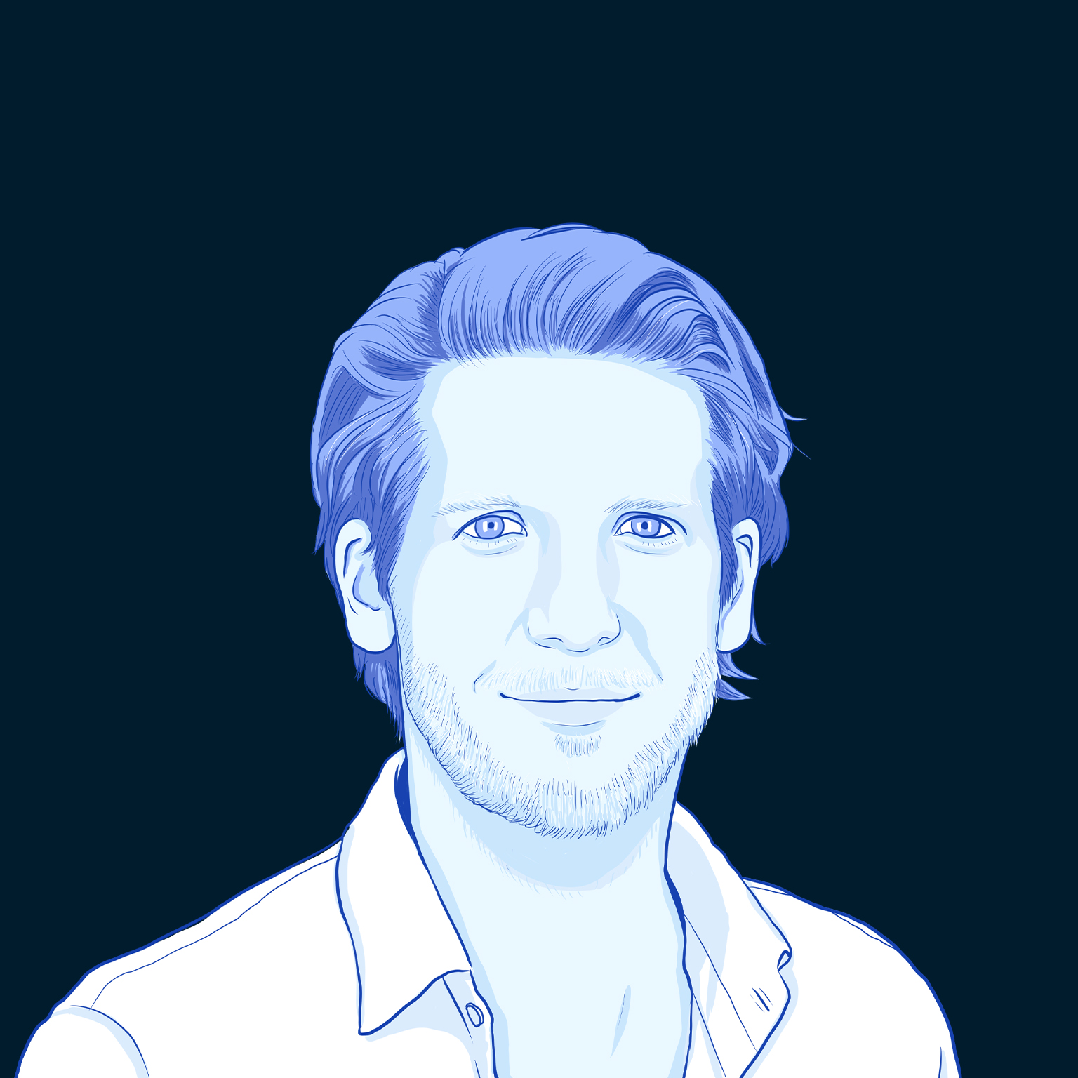 Fabian Heilemann headshot illustration