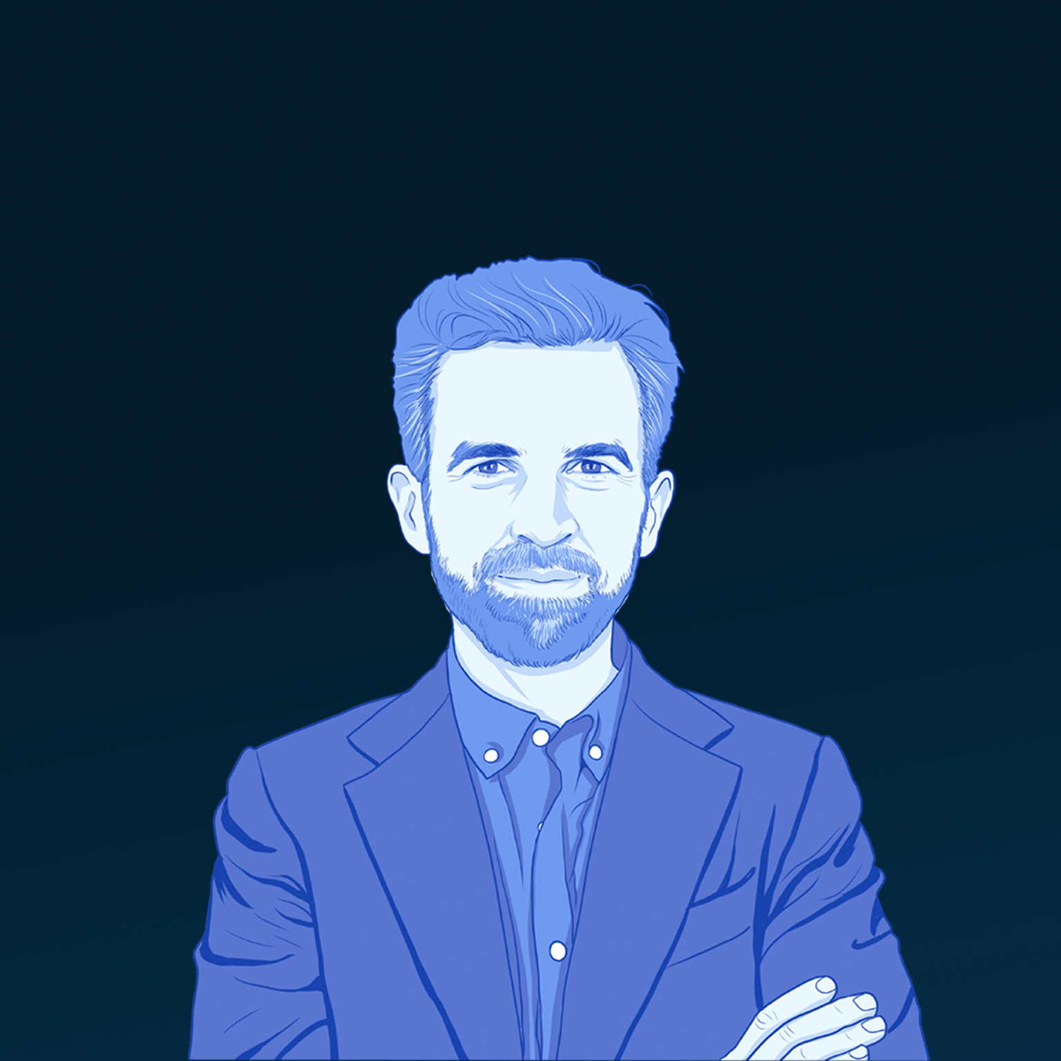 illustration of Jeremy O'Brien