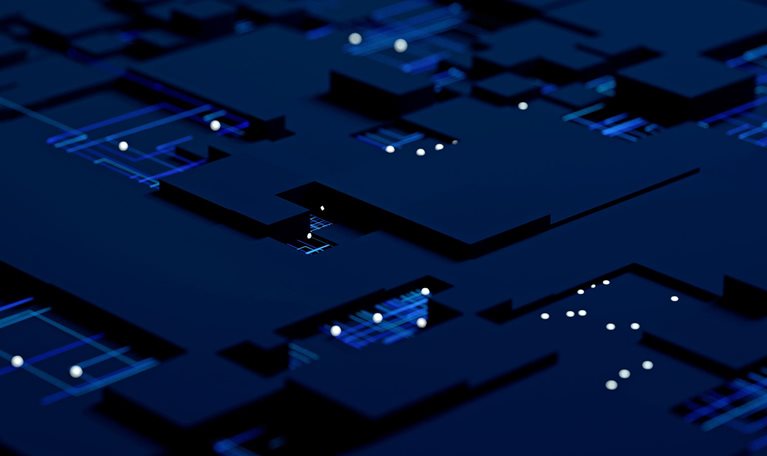 Artificial Intelligence Big Data Cloud Computing Conceptual Picture