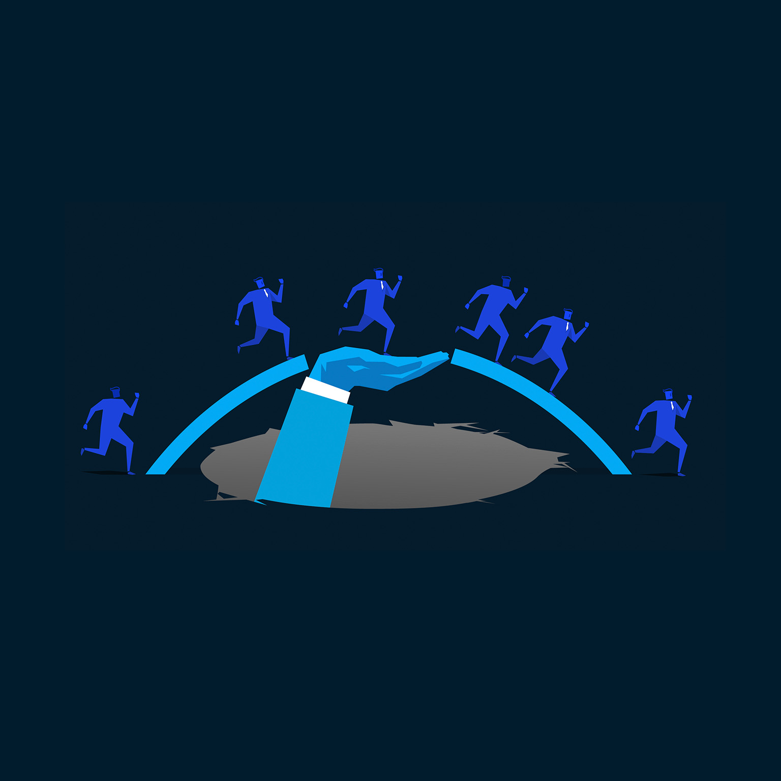 Bridge - stock illustration