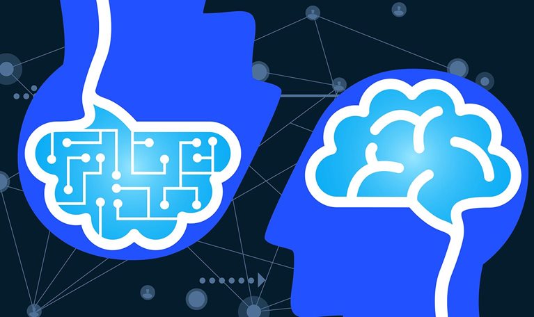 The connection and comparison between artificial intelligence and human brain