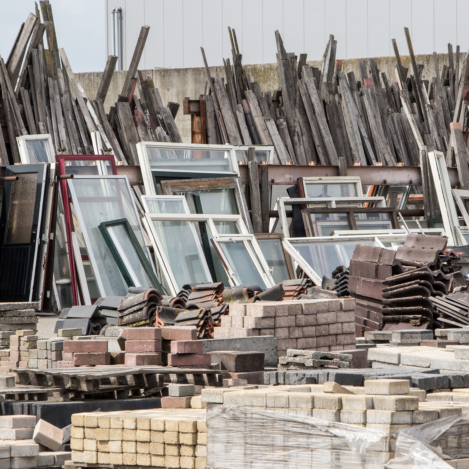construction materials stock photo