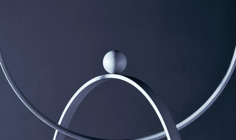 Balancing ball representing accuracy