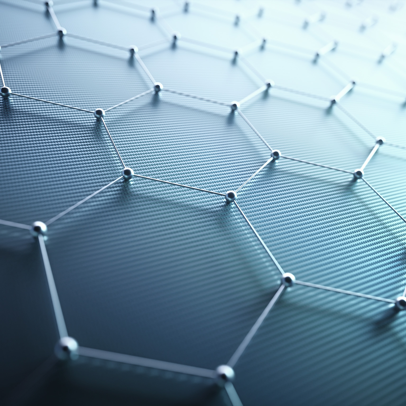 Graphene, illustration - stock illustration