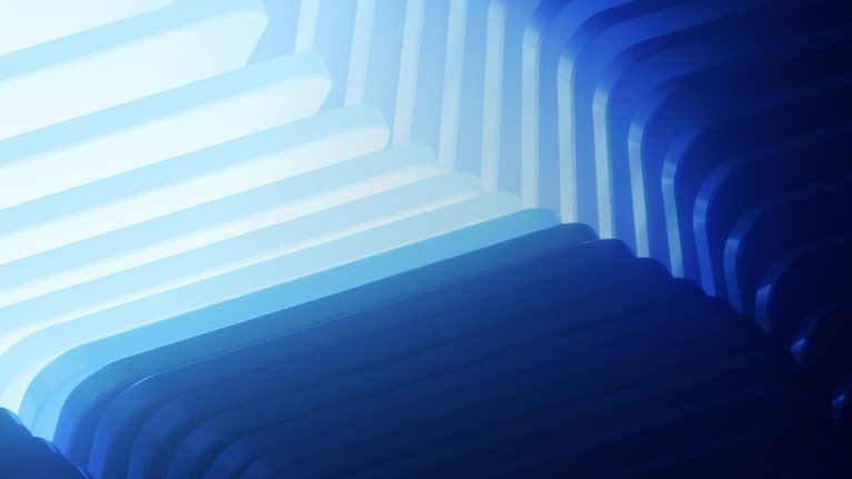 Blue and white abstract background