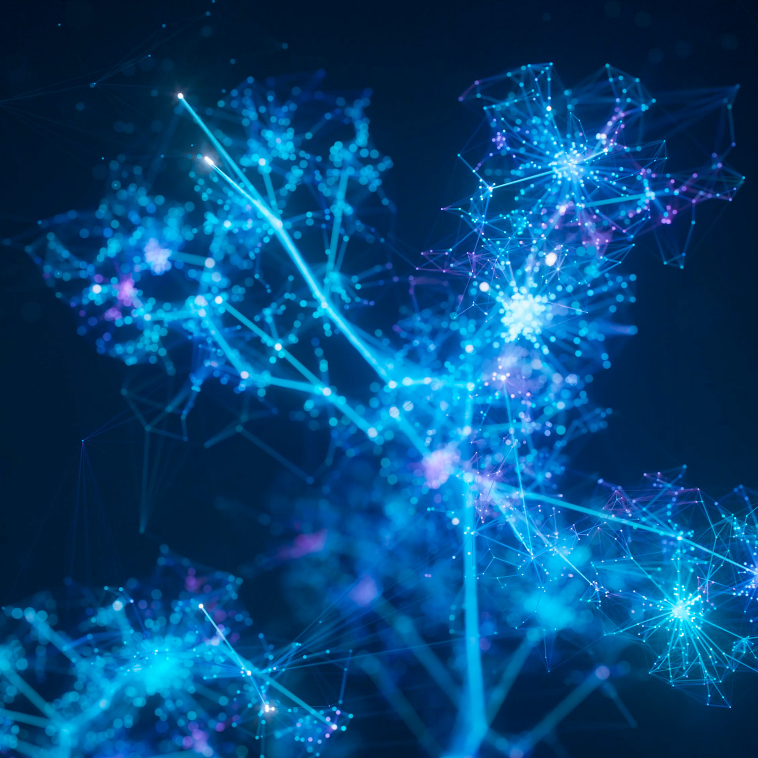 Video animation of a complex Digital structure growing endlessly