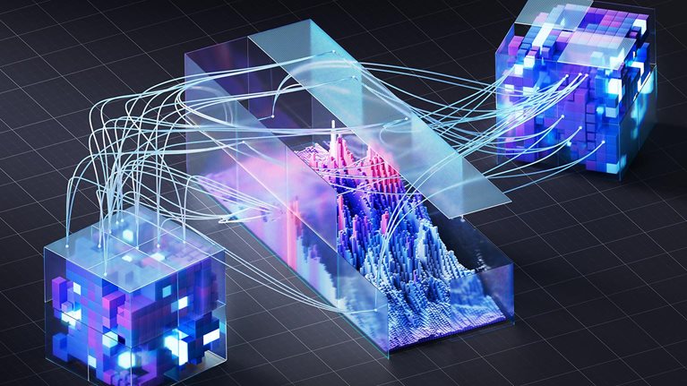 Complex data processing system connecting servers and analyzing information
