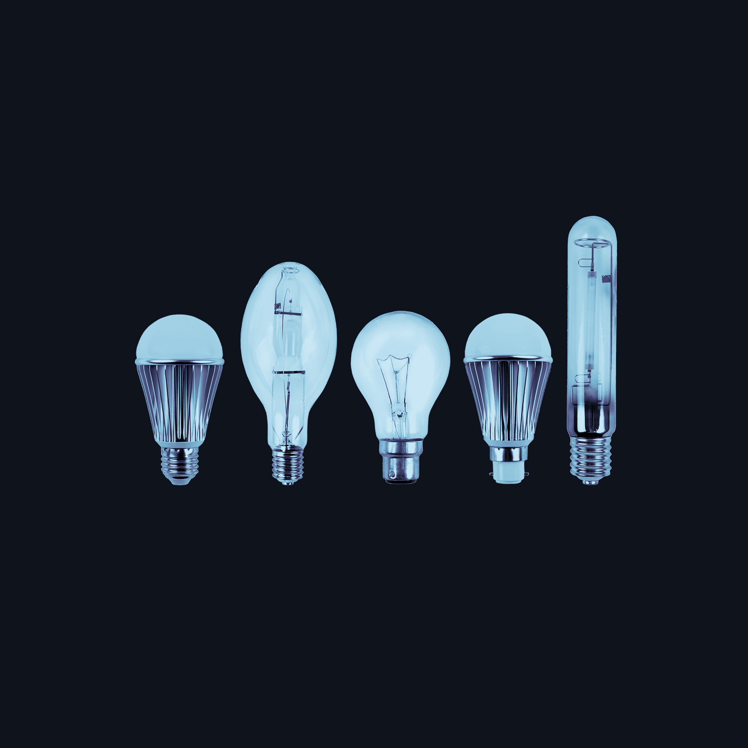 Different light bulbs