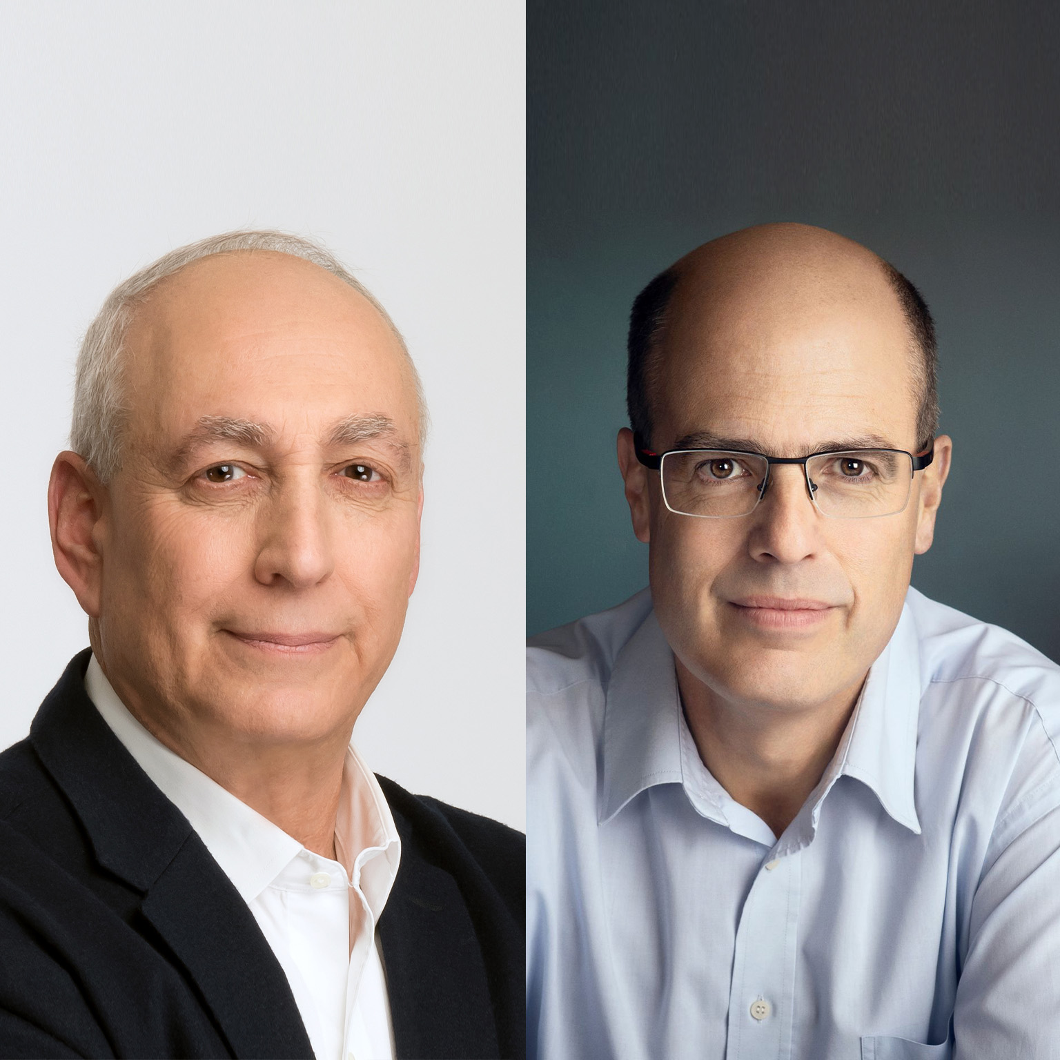 Avi Hasson and Chemi Peres portraits