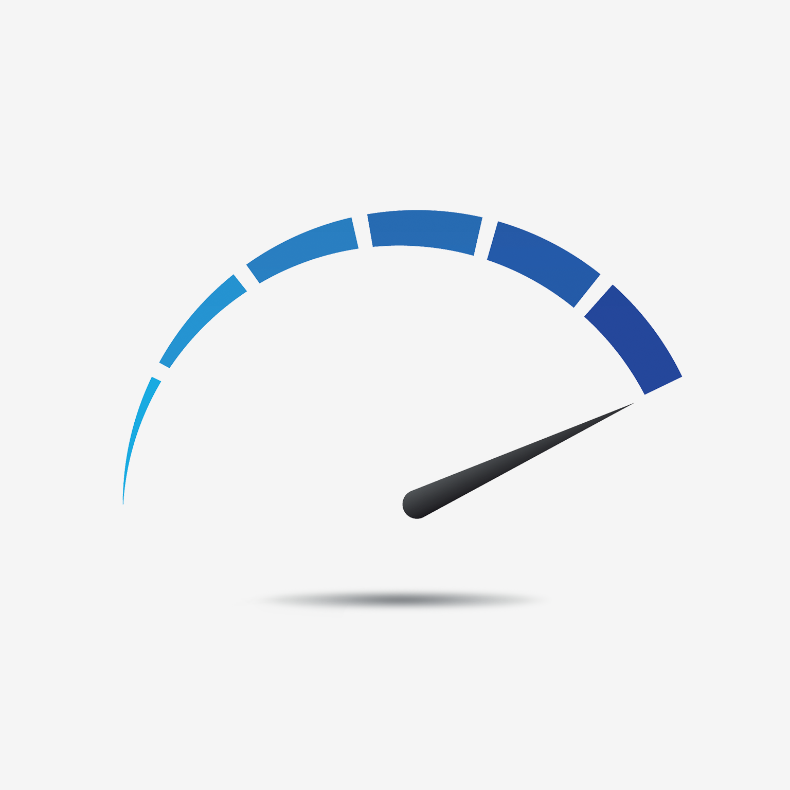 Illustration of a blue odometer representing performance measuring
