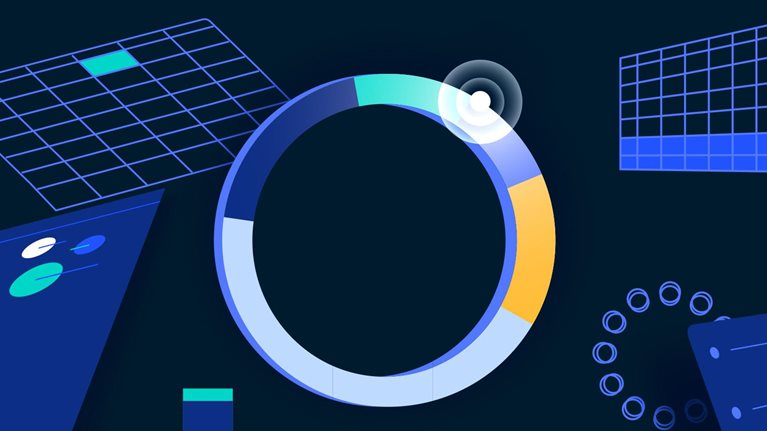 Animated illustration of various types of charts