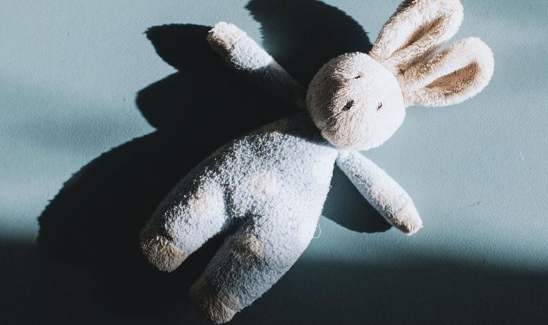 Small toy bunny