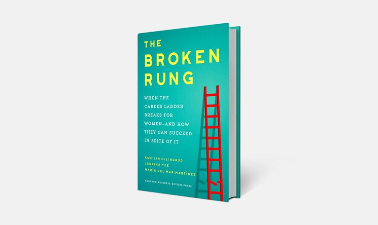 3D cover of The Broken Rung book.
