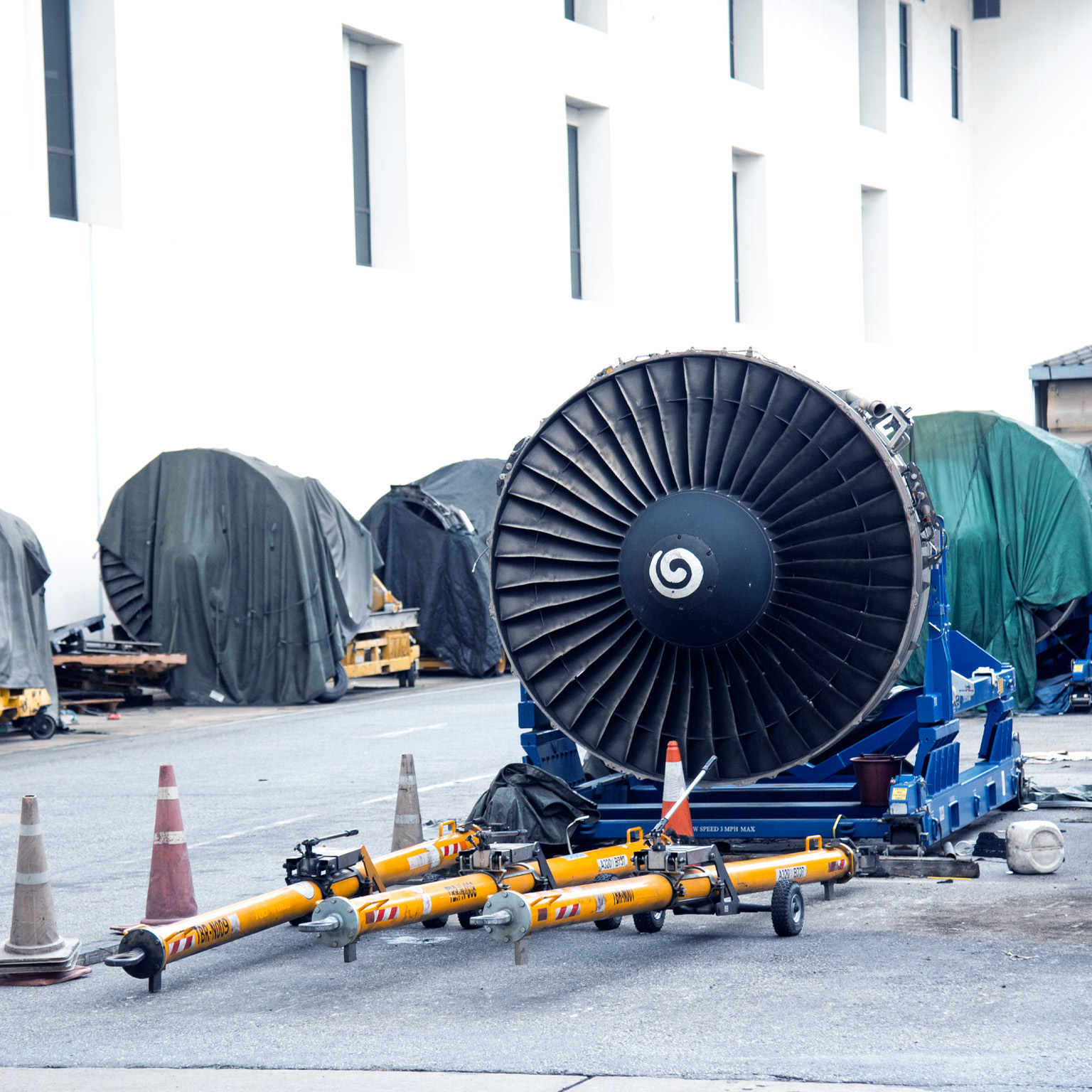 Airplane turbine engine spare part