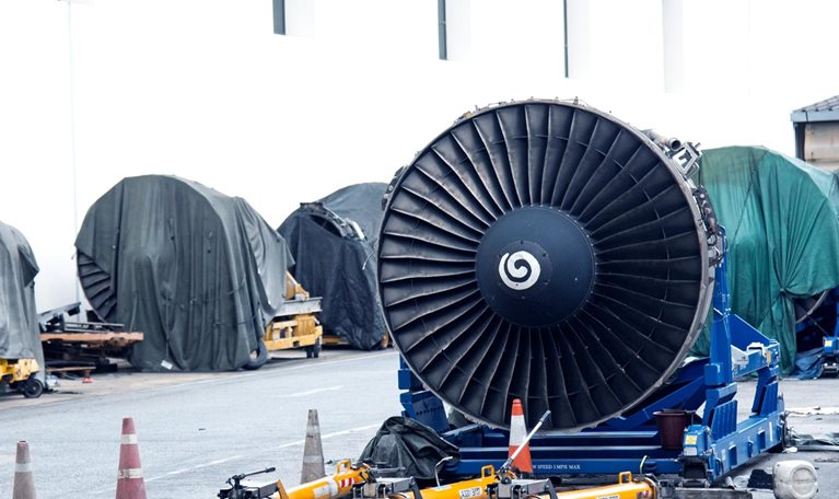Airplane turbine engine spare part