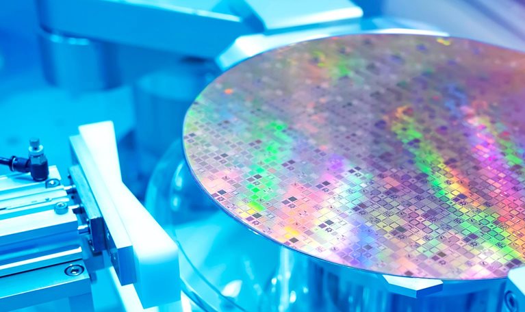 Silicon wagers and microcircuits with automation system control application