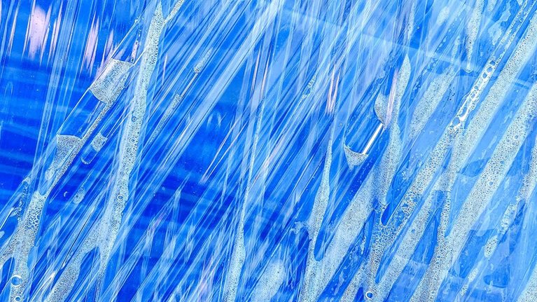 Abstract texture of packing foil