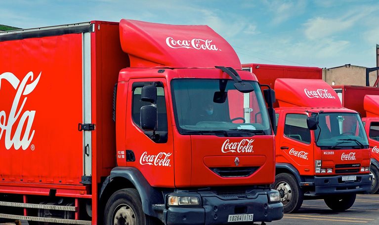 Coca cola truck