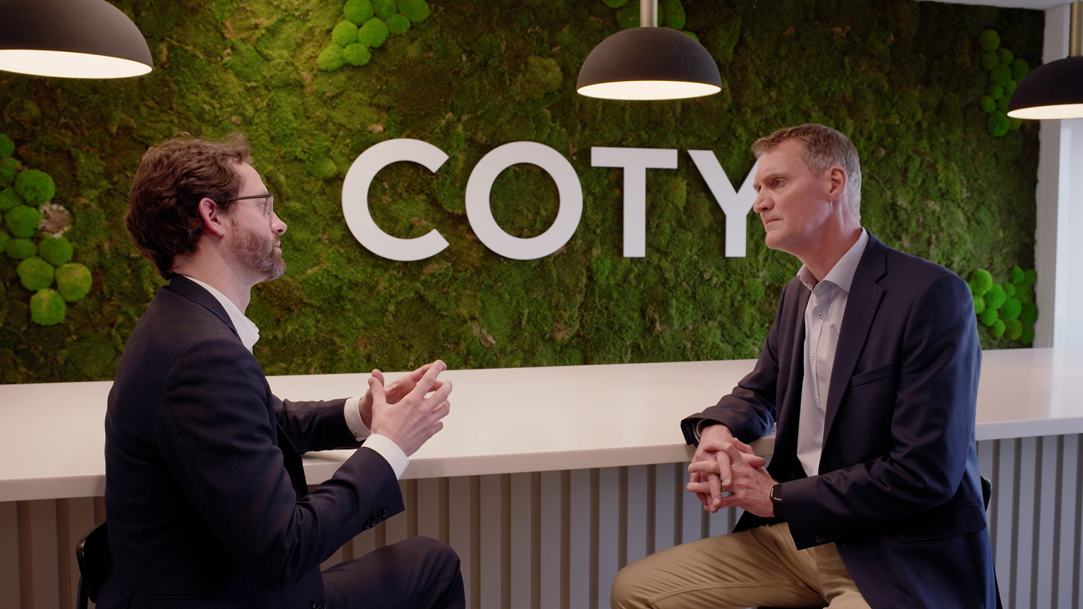 Image of Graeme Carter being interviewed by McKinsey.