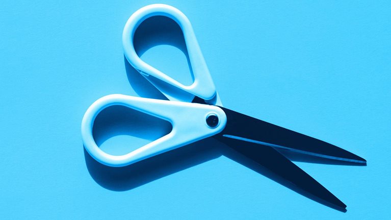 A photo of kid-friendly scissors