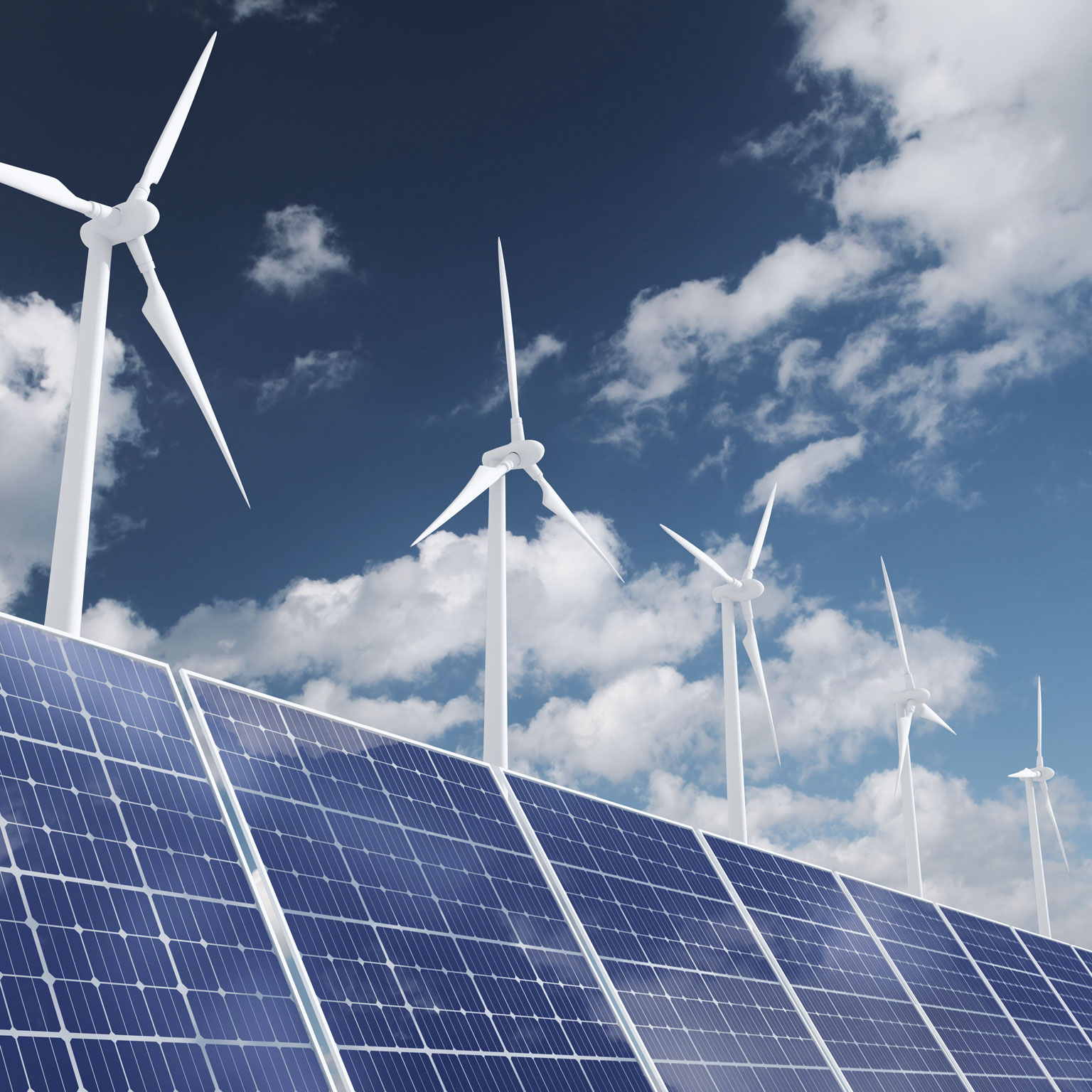 Wind turbine solar panel