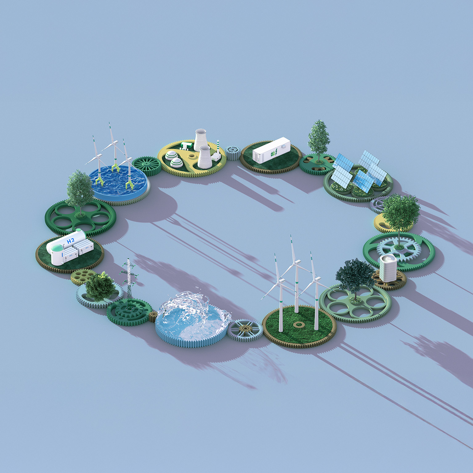 Sustainable energy complete grid