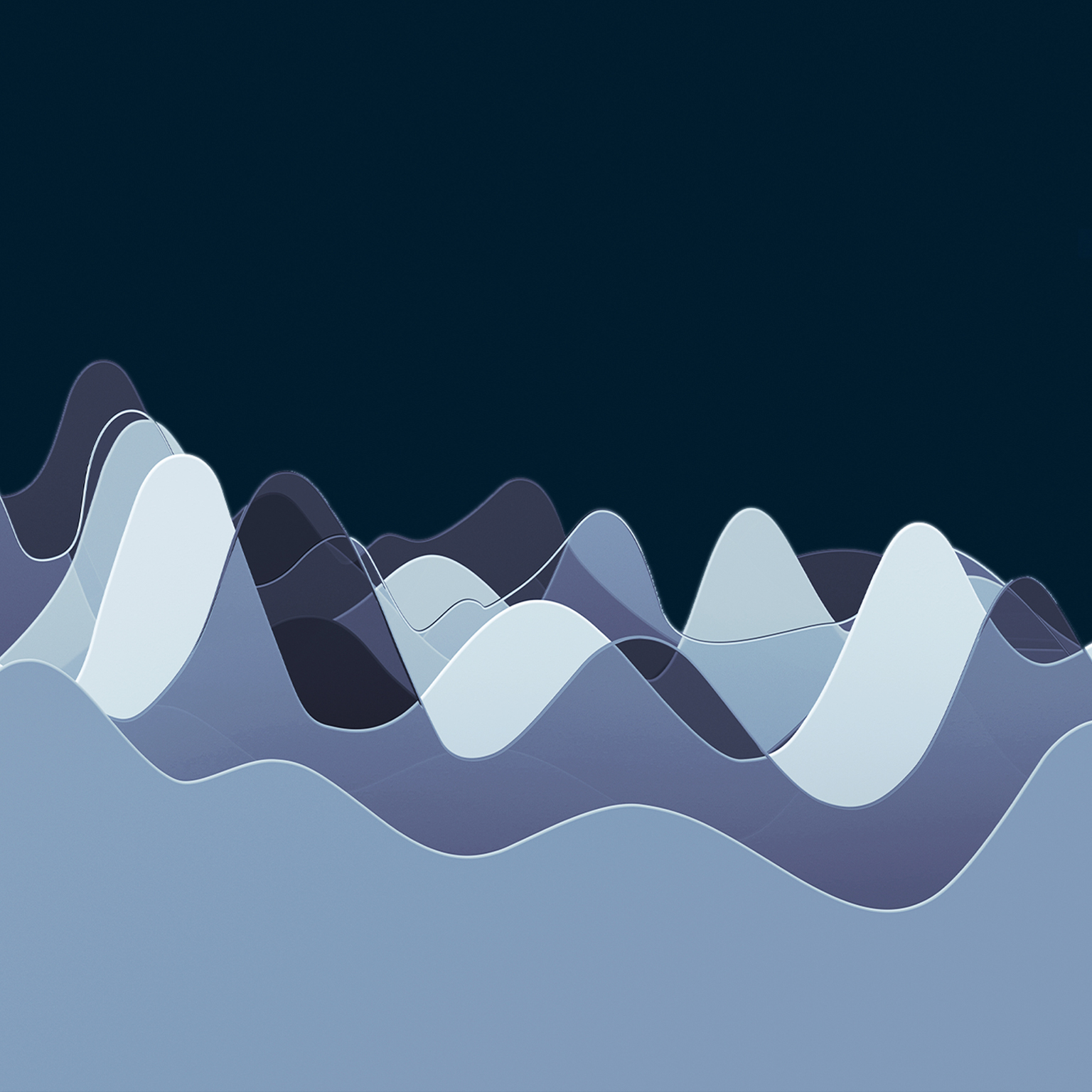 Digital generated image of abstract multi colored curve chart on green background. - stock photo