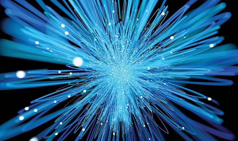 Fast erupting particles