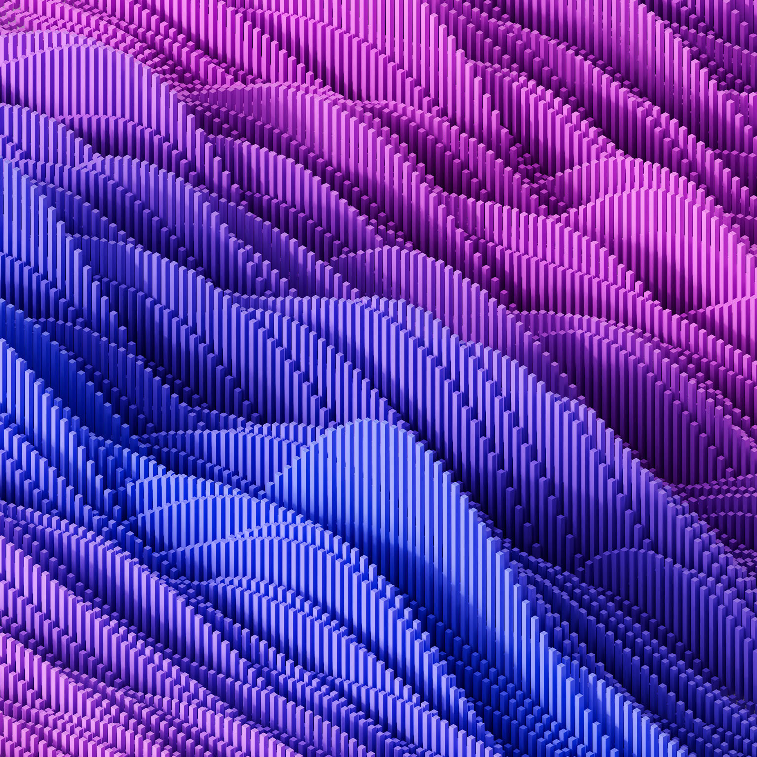 Digitally generated image of multi colored vertical bars. Concept of fintech technology, new banking and investment. Clean design.