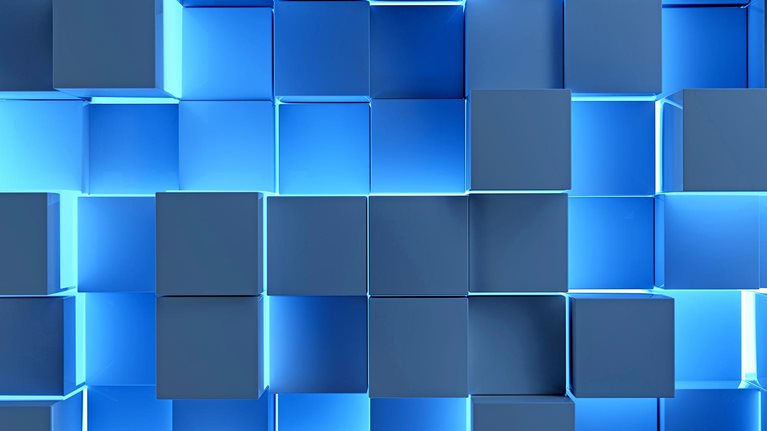 Abstract 3D rendering geometrical background