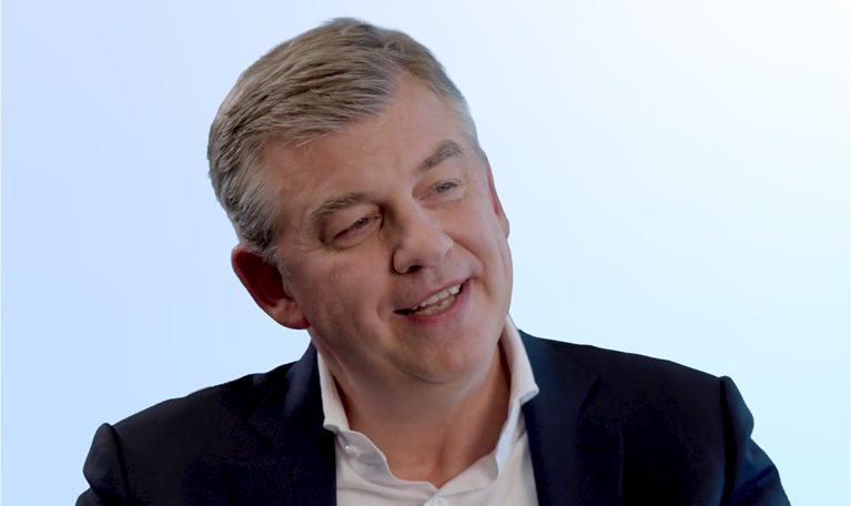 Video still of Stephan Seifert, CEO, Korber