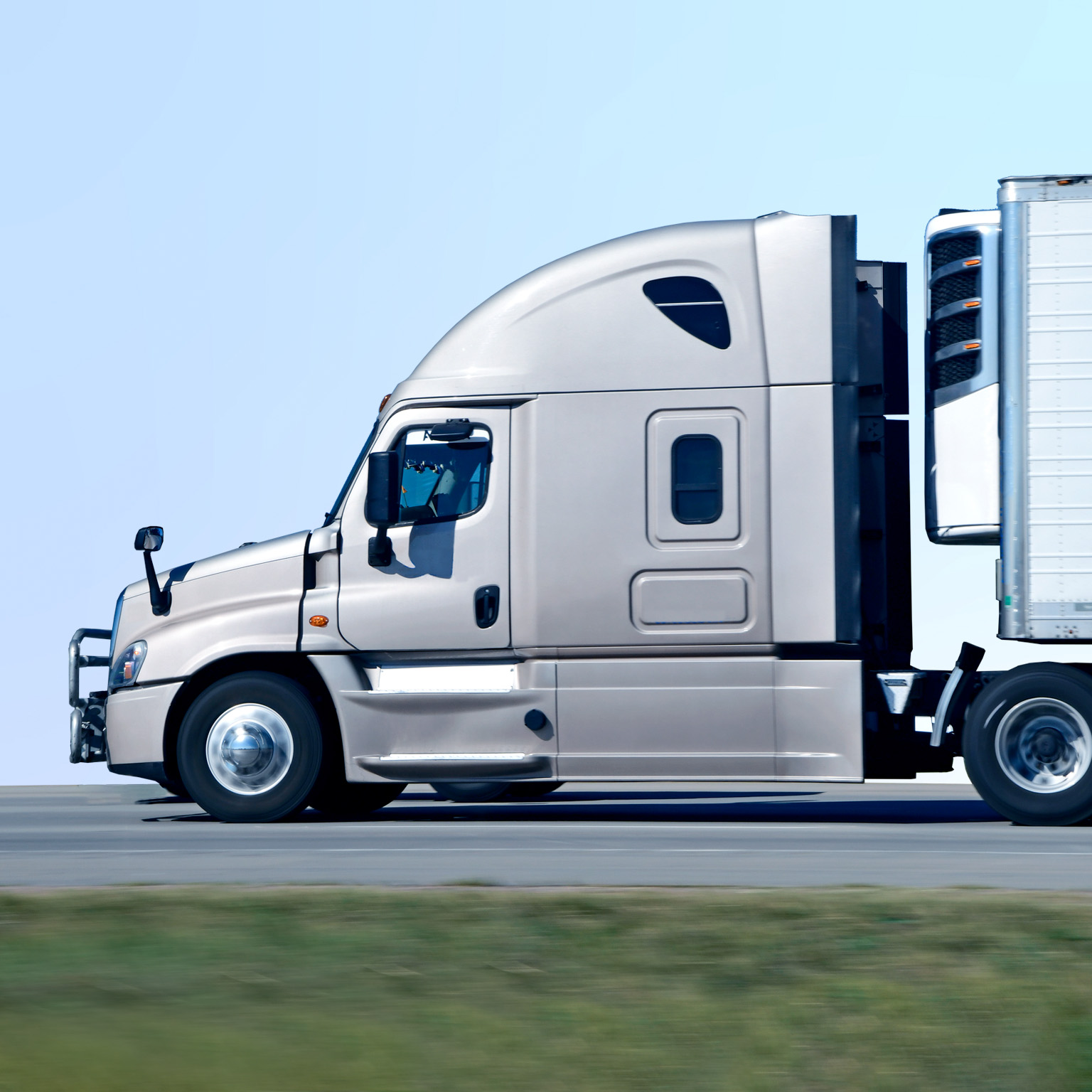 Semi Truck on Highway