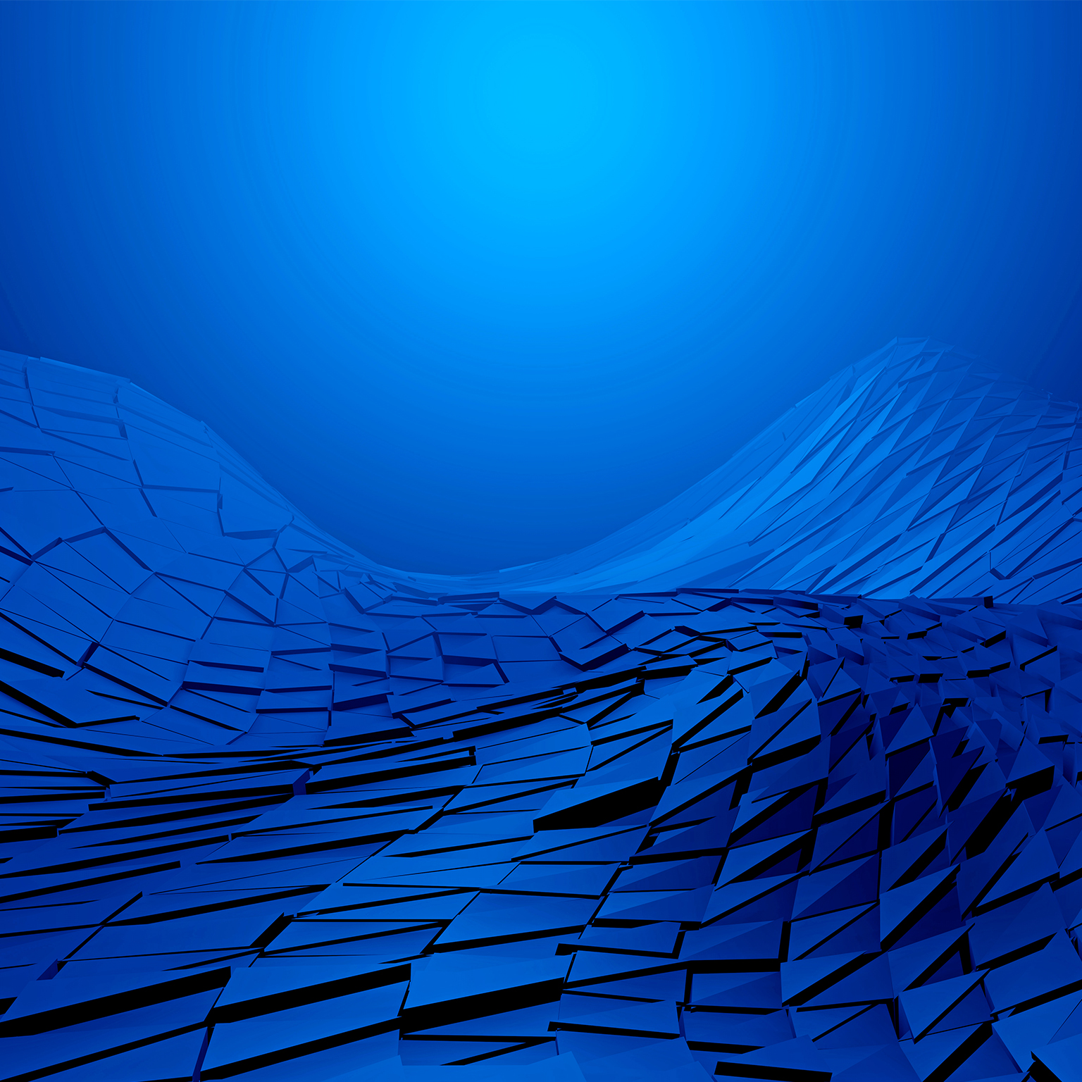 A wavy blue abstract geometrical background