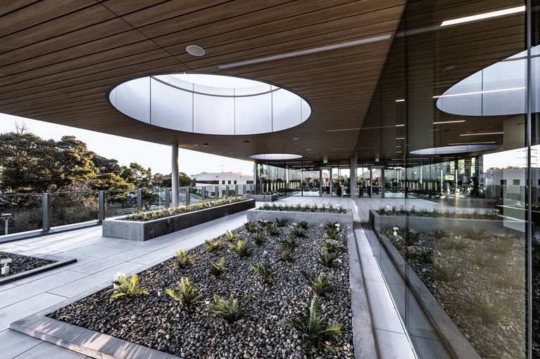 Gilead Wellness Center balcony