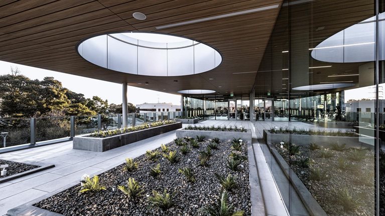 Gilead Wellness Center balcony
