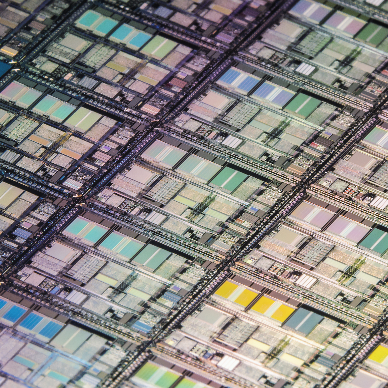 Computer processor wafer