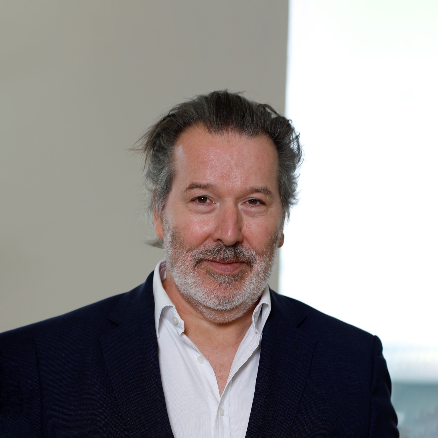 Portrait of Stephen King.