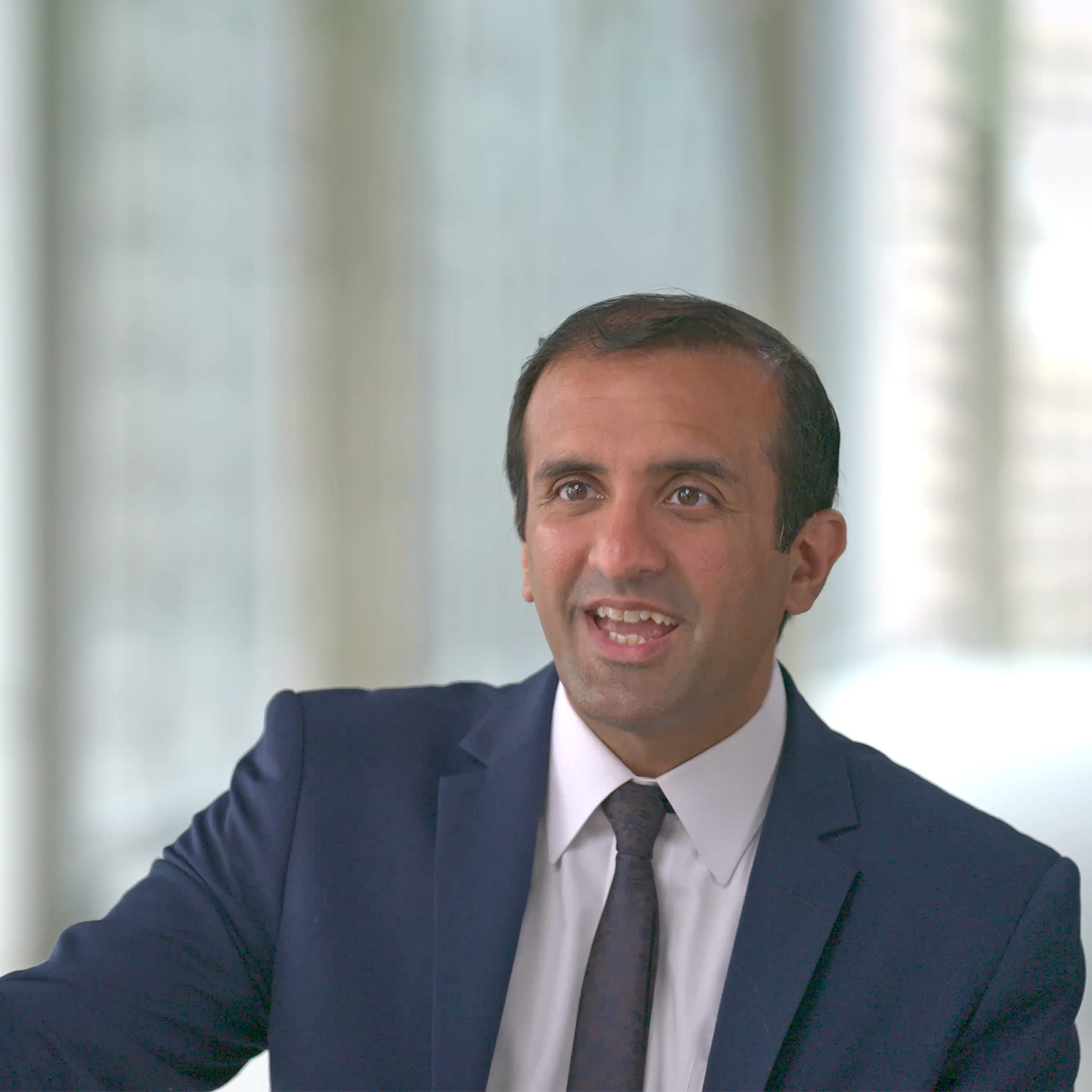 Image of Raj Panjabi talking.