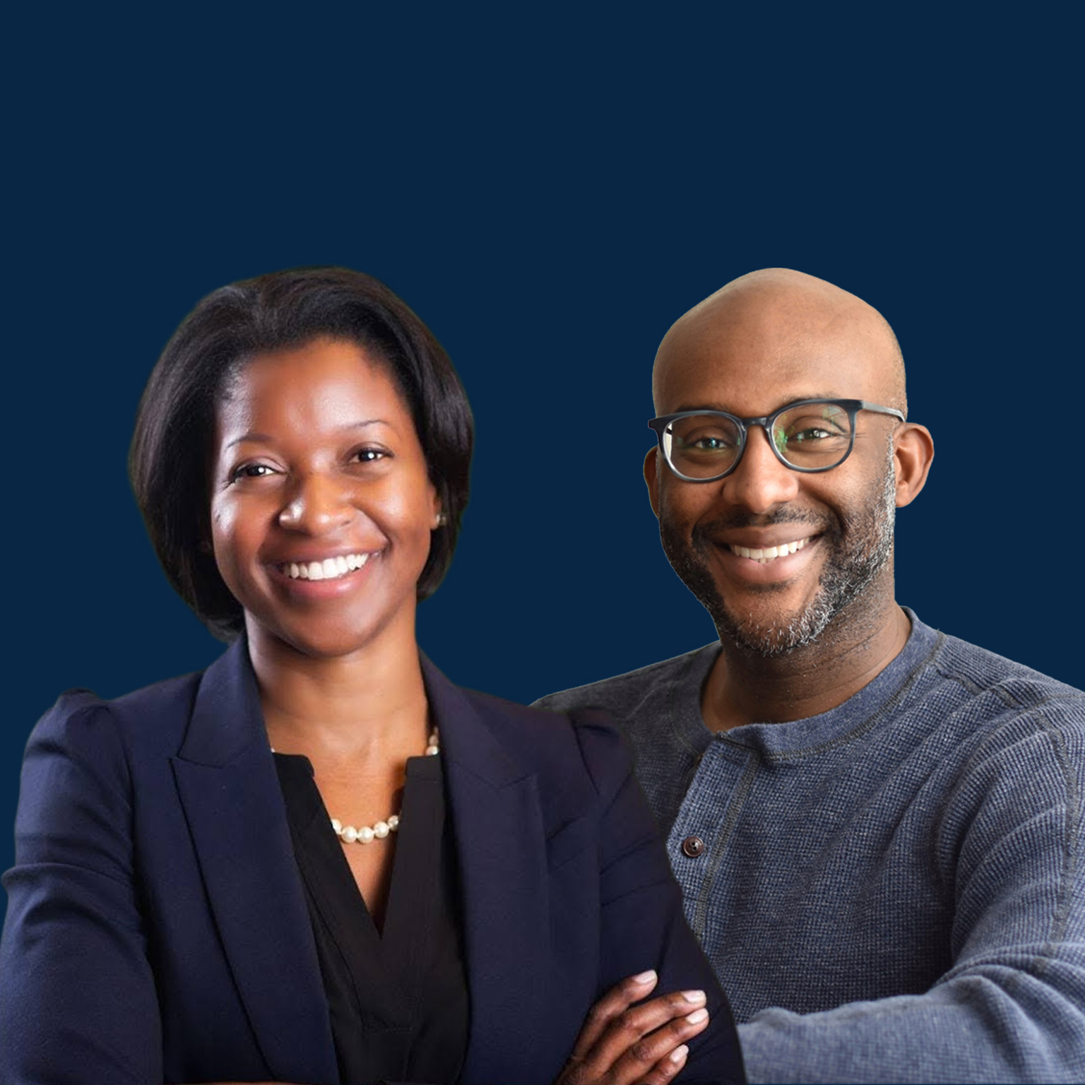 Smiling portraits of Dana Chery (left) and Ray Chery (right), the husband-and-wife team that acquired Monsam Portable Sinks.